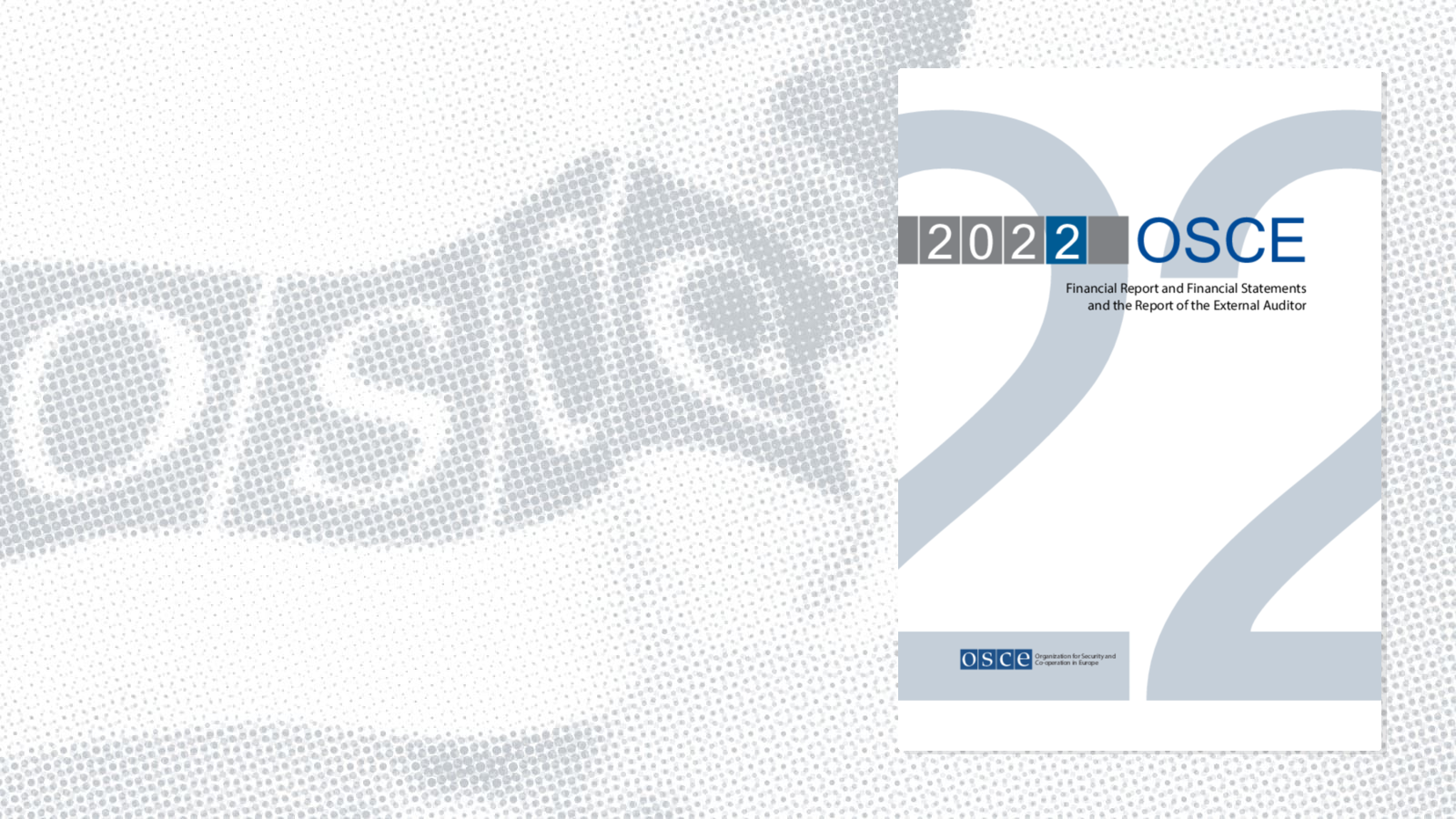 Financial Report and Financial Statements for the year ended 31 December 2022 and the Opinion of the External Auditor